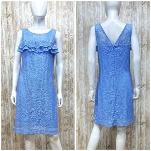 Lilly Pulitzer Janine Shift Dress in Blue Peri [11068]